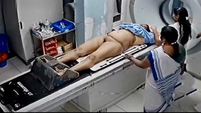 Hot Milf Bhabhi Clinic Room Nude Treatment CCTV Leak