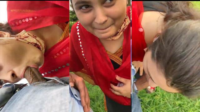 Hot Telugu Desi Girl Deep Blowjob Outdoor Village Fuck