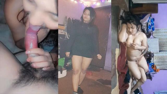 Horny Nepali GF Blowing Hard Naked MMS Leaked