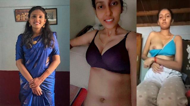Mallu Slim Girl Saree Open Big Tits Nude MMS